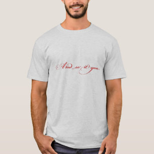 T-shirt Et ainsi il va