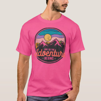 T-shirt Et Ainsi L'Aventure Commence L'Aventure - Randonné
