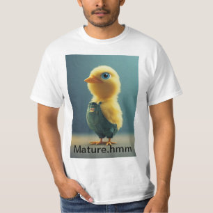 T-shirt Et "Cluckin' Grosse Up Tee" ou "Fowl Adultho