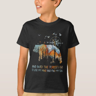 T-shirt Et dans la forêt, je vais perdre la tête en campin