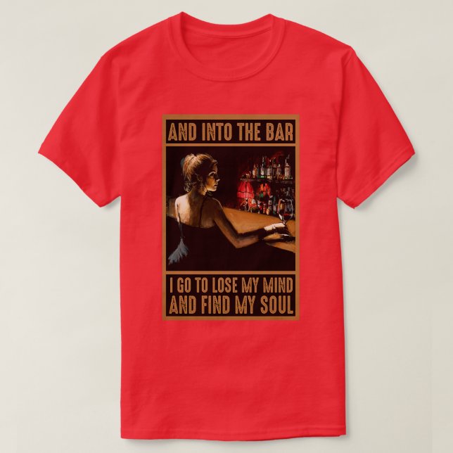 T-shirt Et Dans Le Bar-Bar-Bar (Design devant)