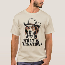 T-shirt Et dans Tarnation ? Amoureux des chiens Beagle amu