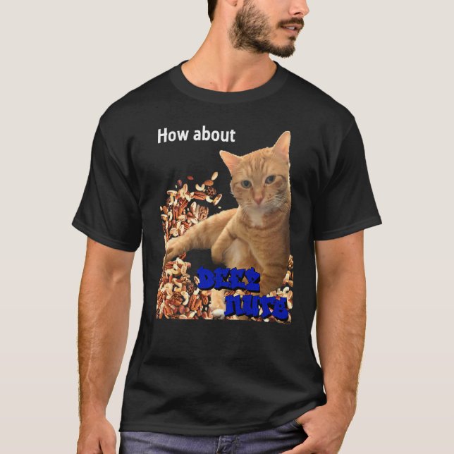 T-shirt Et Deez Nuts Cat Design (Devant)