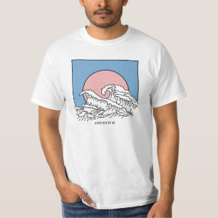 T-shirt Et Donc C'Est Vague