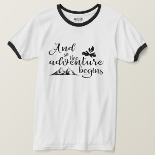 T-shirt Et donc l'aventure commence