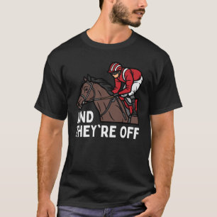 T-shirt ET ILS PARTENT Jour de derby de course de chevaux