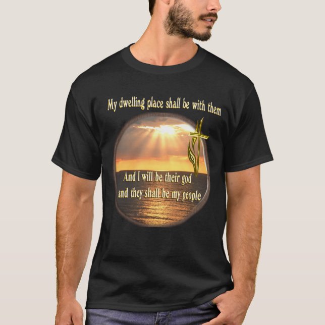 T-shirt Et je serai leur Dieu (Devant)