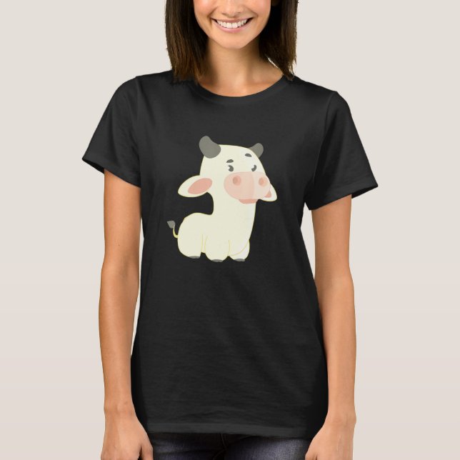 T-shirt Et jolie vache de ranch bébé (Devant)