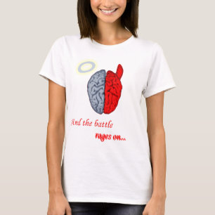 T-shirt Et la bataille continue (bon contre mauvais)