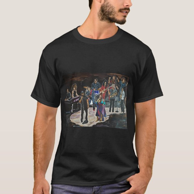 T-shirt Et la mélodie continue de planer (Devant)