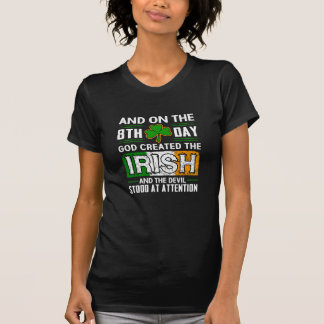 T-shirt Et le 8ème jour, Dieu créa les Irlandais et les 