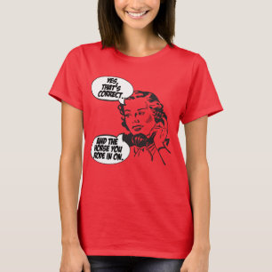 T-shirt Et Le Cheval Que Vous Êtes Entré