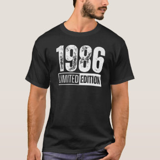 T-shirt Et Né En 1986