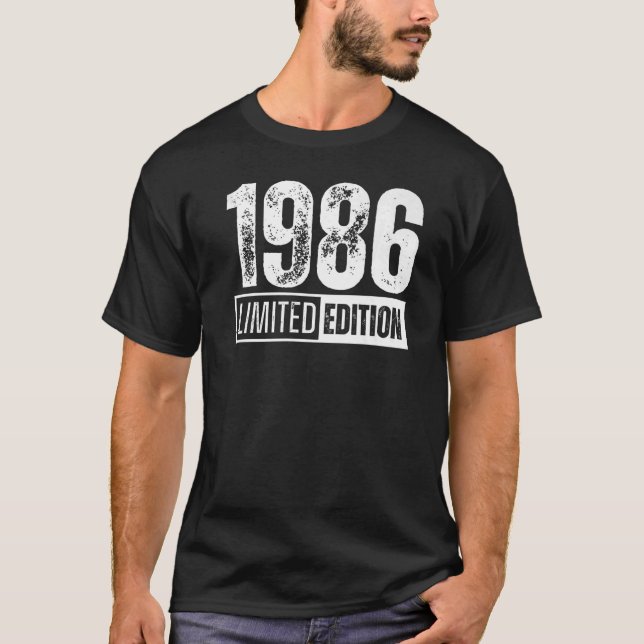 T-shirt Et Né En 1986 (Devant)