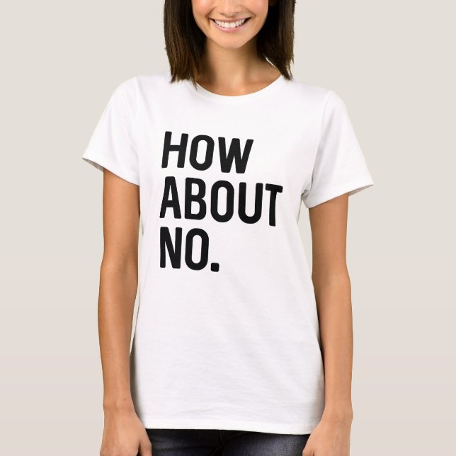 T-shirt Et non (Devant)