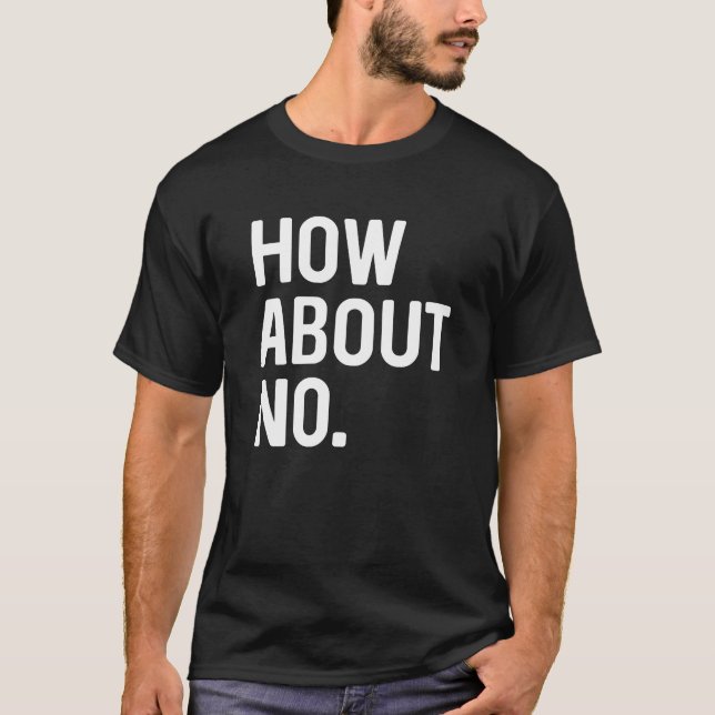 T-shirt Et non (Devant)