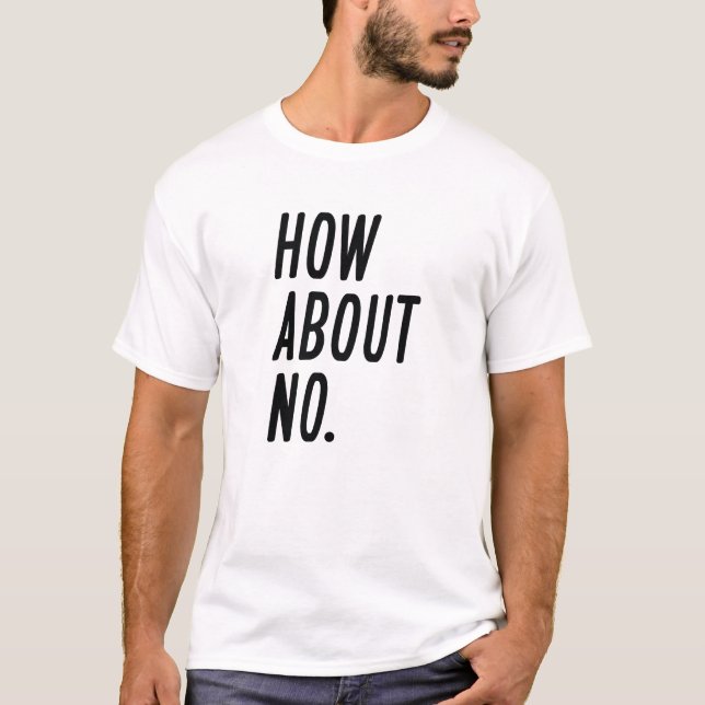T-shirt Et non (Devant)