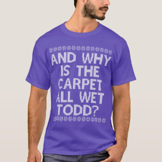 T-shirt Et POURQUOI le tapis est-il tout mouilléODD drôle