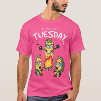 T-shirt Et Puis Est Arrivé Mardi Taco Scary Story Camping
