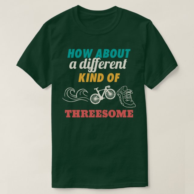 T-shirt Et Un Autre Genre De Triathlète Triathlète (Design devant)