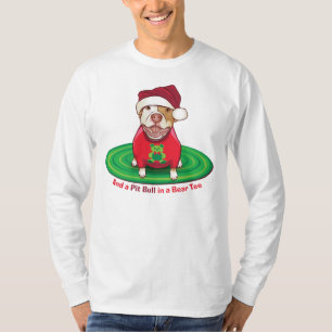 T-shirt Et un pitbull dans la pièce en t d'ours