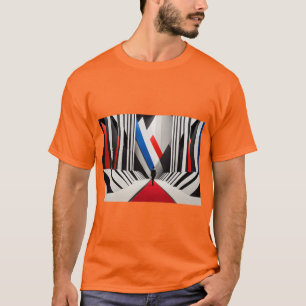 T-shirt Et "Vivid Capture : Orange Photographic
