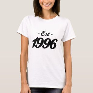 T-shirt établi 1996 - anniversaire