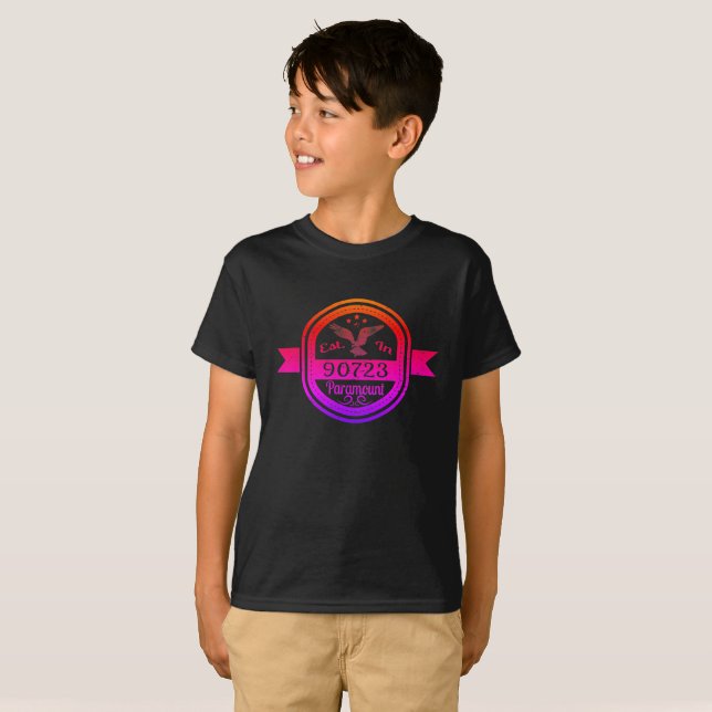 T-shirt Établi dans 90723 Paramount (Devant entier)