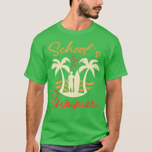 T-shirt Établissements Pour Été Étudiant Dernier Jour De