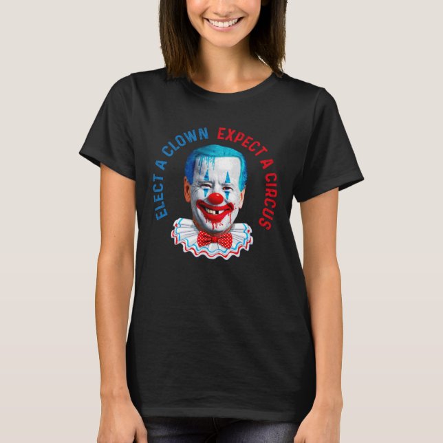 T-shirt Établissez un clown et attendez-vous à un clown an (Devant)