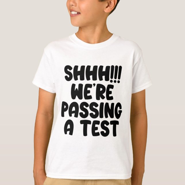 T-shirt Étaient Ping A Test Funny Test Jour 2022 Test Teac (Devant)