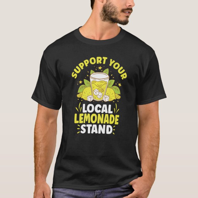 T-shirt Étal de limonade jus de citron Limonade maison  6 (Devant)