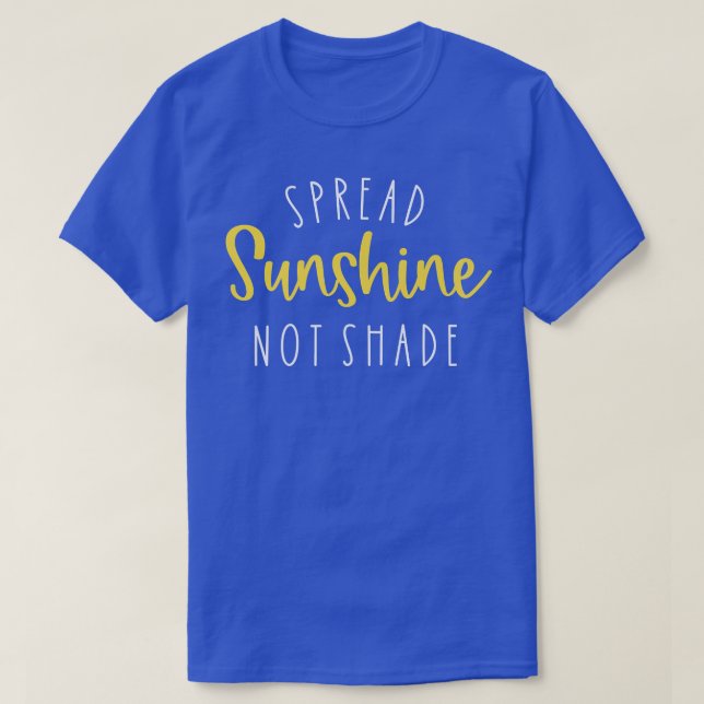 T-shirt Étalage de propagation non ombragesoleil (Design devant)