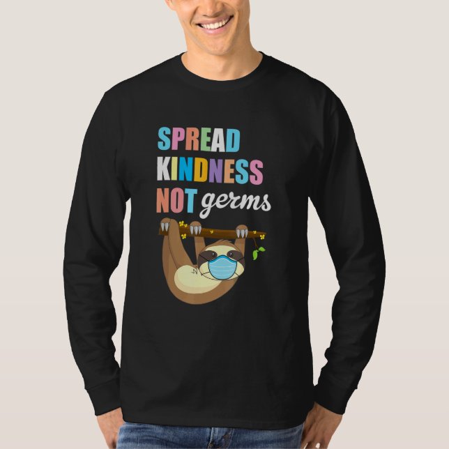 T-shirt Étaler la gentillesse pas Germes Essential Sloth A (Devant)