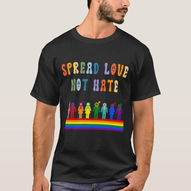 T-shirt Étaler l'amour (Devant)