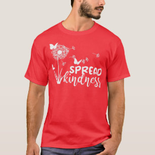 T-shirt Étaler les papillons de gentillesse Message inspir