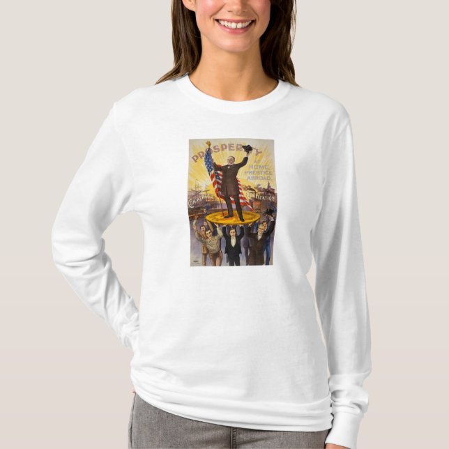 T-shirt Étalon or d'affiche de campagne de William (Devant)