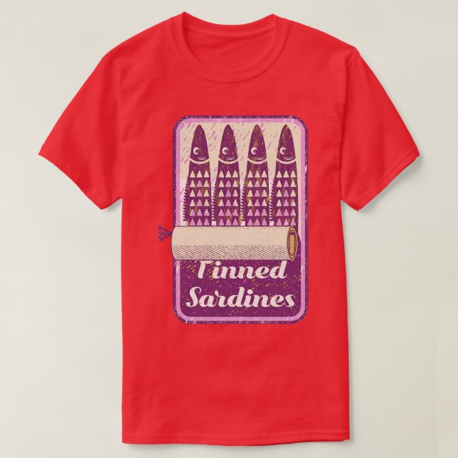 T-shirt Étanchéité des sardines (Design devant)