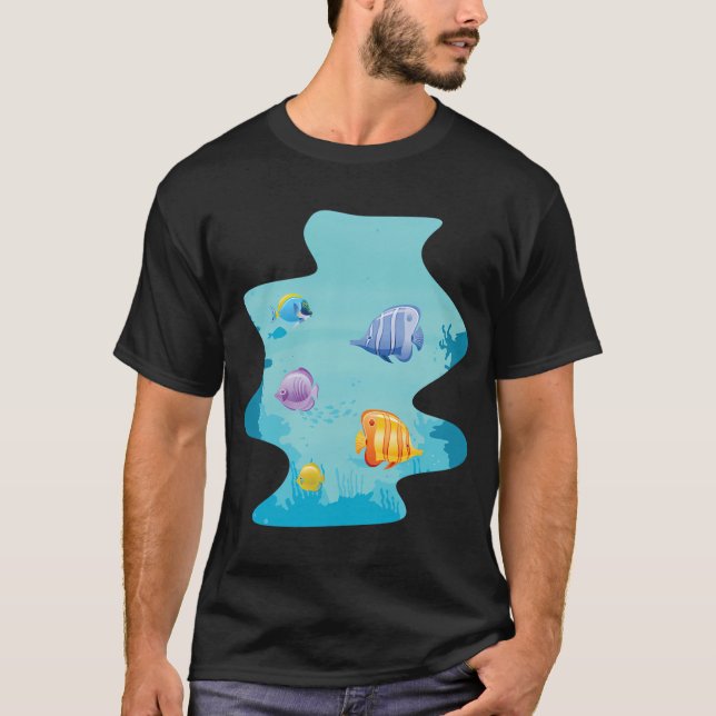 T-shirt Étang à poissons (Devant)