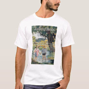 T-shirt Étang américain et enfants de barrière d'acier
