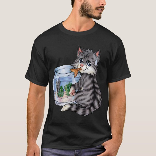 T-shirt étang d'art de Fish creek (Devant)