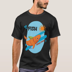 T-shirt étang du ruisseau aux poissons