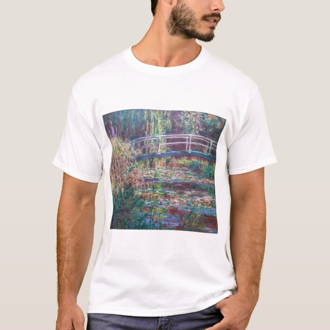 T-shirt Etang Lily (Harmonie Rose), Monet (Devant)