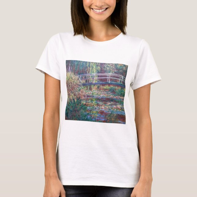 T-shirt Etang Lily (Harmonie Rose), Monet (Devant)