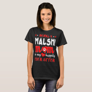 T-shirt Étant maman de Malshi ma heureusement pour