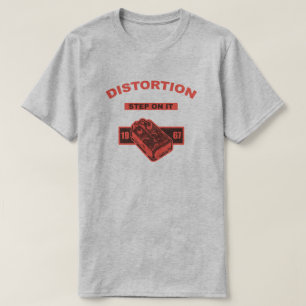 T-shirt Étape De Distorsion Sur Elle - Sherbet Orange