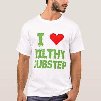 T-shirt Étape dégoûtante de copie de shimmy de dubstep