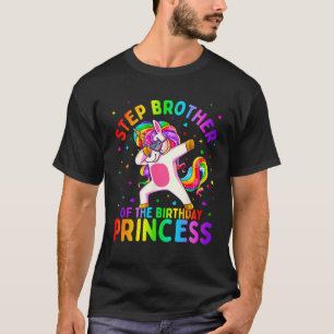 T-shirt Étape Frère de l'anniversaire Princesse fille Dabb