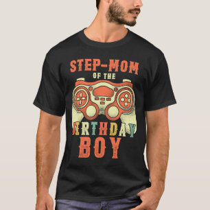 T-shirt Étape Maman de l'Anniversaire Garçon Joueur vidéo