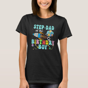 T-shirt Étape Papa De L'Anniversaire Astronaut Boy Space P